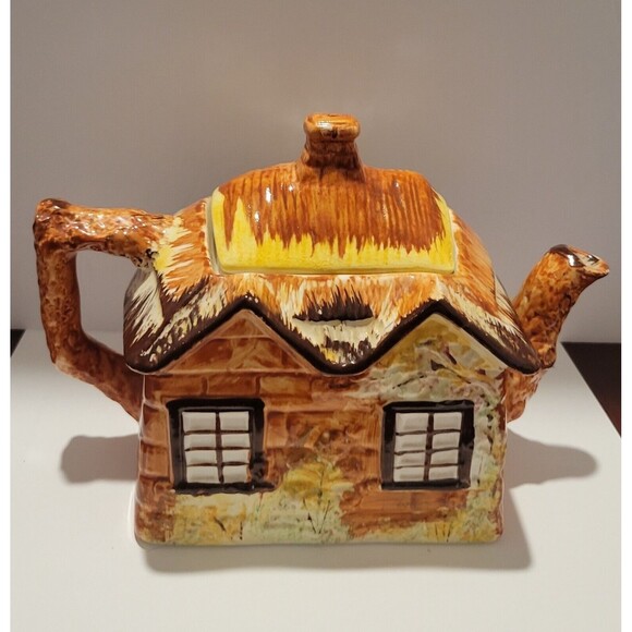 VTG Ye Olde Cottage Teapot Price Kensington Made in England Ceramic Cottagecore - Picture 6 of 7
